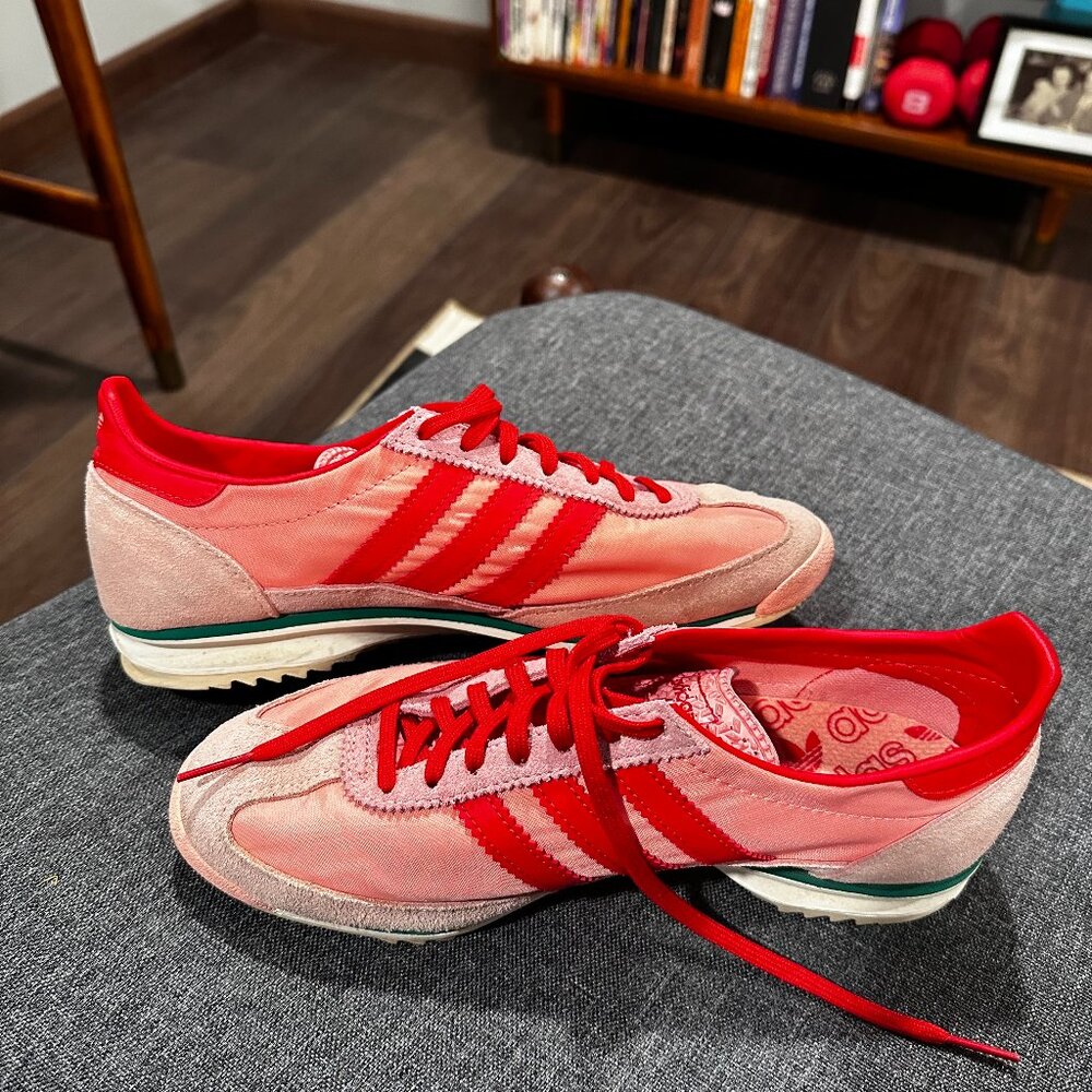 Adidas Wmns SL72 OG 'Semi Pink Spark Red' 7 UK5.5 pink, red, green 🍓
